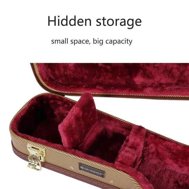 Alt view image 5 of 7 - Hard Shell Case for A-Style Mandolin in Vinyl Tweed(CRW620MATW)