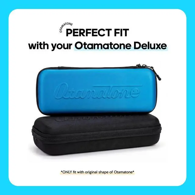 Alt view image 4 of 7 - Official Portable Case for Deluxe Size (17.25 inch) - Blue | Musical Instrument Toy Hard Shell Cover, Smooth Fitted Protective Interior with Official Logo Strap, Inner Sipper Pouch
