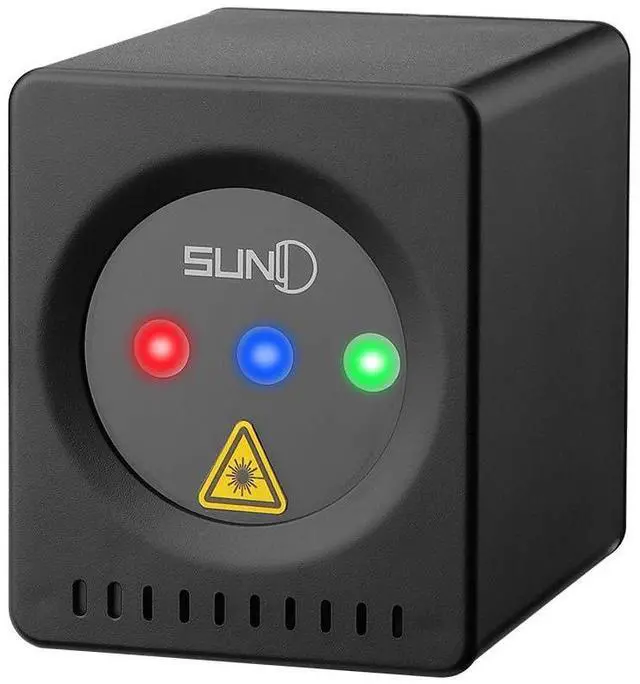 Main image of Mini Portable Cordless Laser Lights Rechargeable RGB Stars Patterns GOBO Projector Sound Activated Music DJ Party Lights for Outdoor Travel Camping Disco Live Show Home Dance