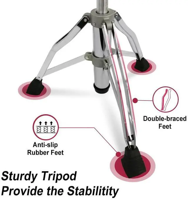 Alt view image 4 of 7 - Hydraulic Drum Throne with Backrest Height Adjustable Heavy Duty Drum Stool Extra Wide Saddle Seat with Non-Slip Base Thick Padded Drum Chair for Adult Drummers Guitar Players