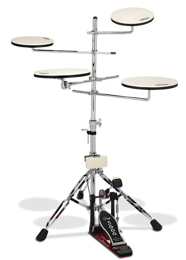 Alt view image 6 of 6 - Go Anywhere 5-Piece Practice Pad Set with Stand (DWCPPADTS5)