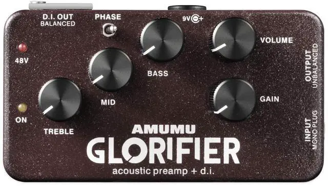Main image of GLORIFIER Acoustic Guitar Preamp DI Direct Input Box Guitar Pedal