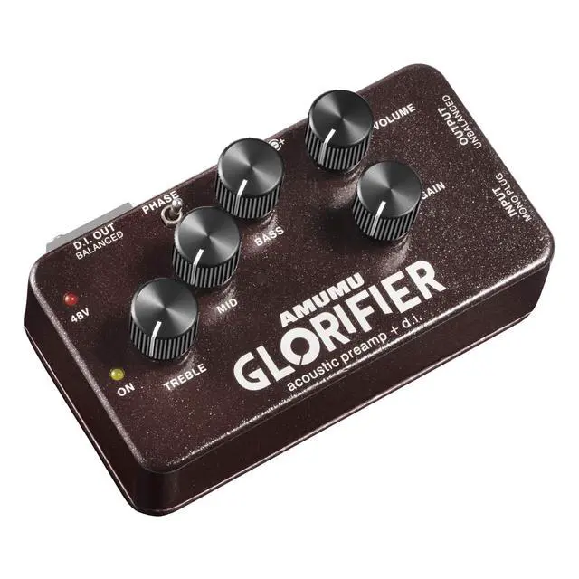 Alt view image 5 of 7 - GLORIFIER Acoustic Guitar Preamp DI Direct Input Box Guitar Pedal