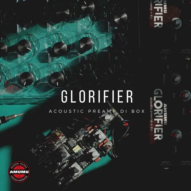 Alt view image 7 of 7 - GLORIFIER Acoustic Guitar Preamp DI Direct Input Box Guitar Pedal