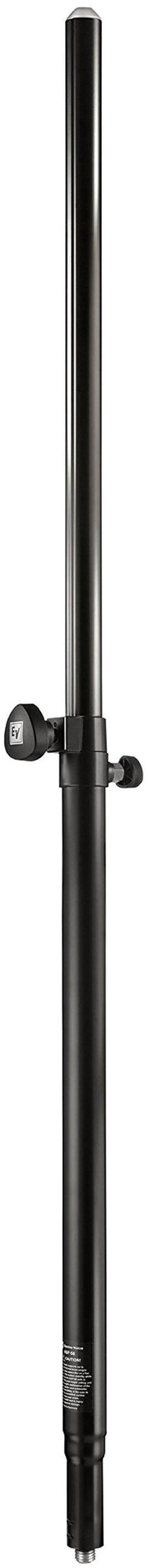 Alt view image 2 of 2 - ASP-58 Threaded Height Adjustable Loudspeaker Pole,Black