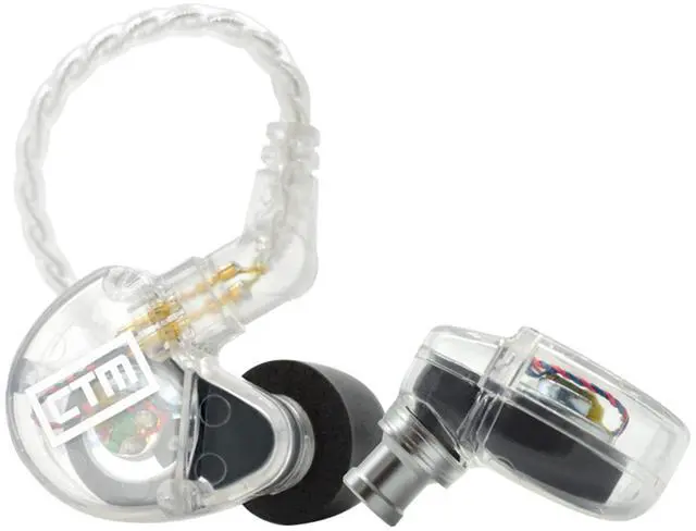 Main image of CE110 - Pro Isolating Single Driver Wired Earphones by Clear Tune Monitors Titanium Coated Dynamic Driver Detachable Cable High Fidelity in-Ear Monitor