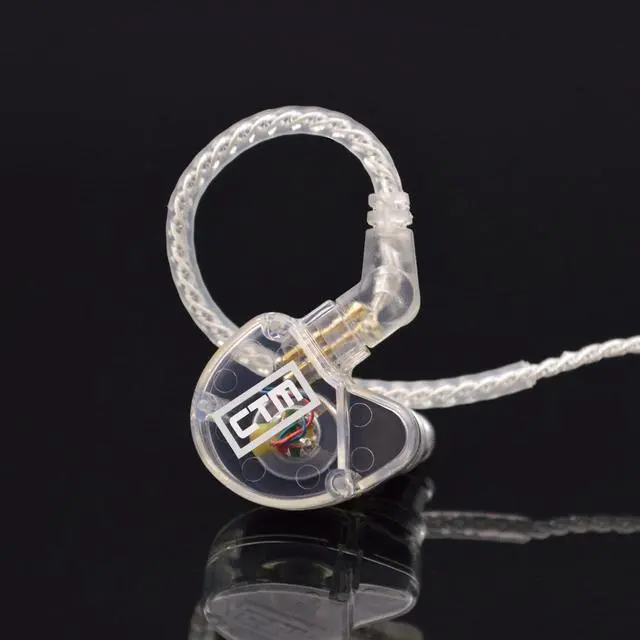 Alt view image 3 of 6 - CE110 - Pro Isolating Single Driver Wired Earphones by Clear Tune Monitors Titanium Coated Dynamic Driver Detachable Cable High Fidelity in-Ear Monitor