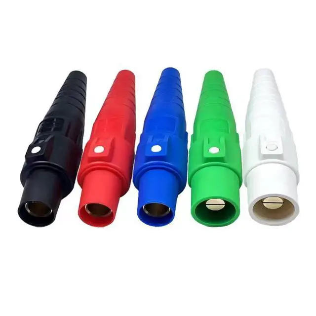 Alt view image 2 of 6 - 400A Camlock Power Connectors 5 Color 5 Male and 5 Female | for Power Distro Power Box