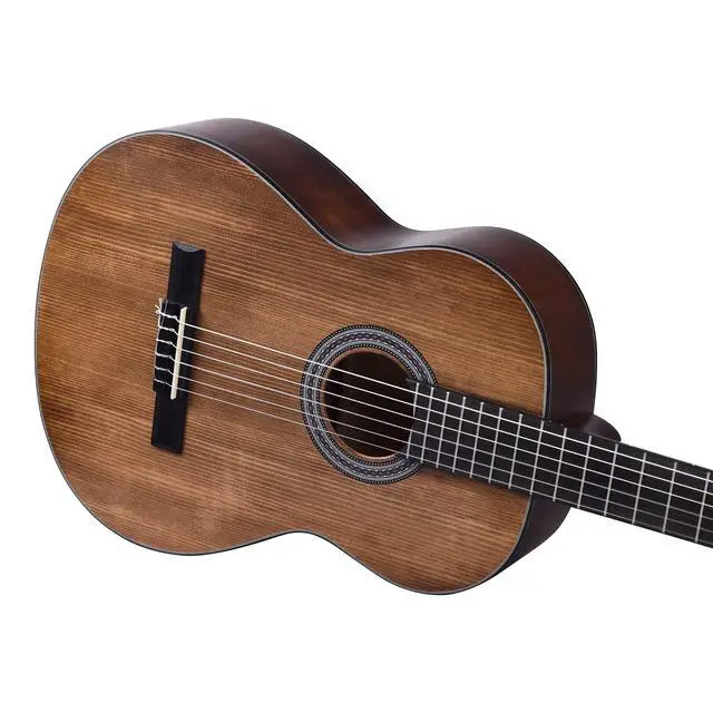 Alt view image 5 of 7 - Classical Guitar 4/4 Adult Classical Guitar for Beginners 39 Inches Brown