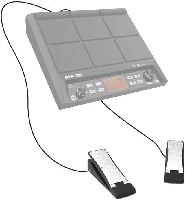 Alt view image 4 of 6 - PDL-HH191 Footswitch Hi-hat/Bass Drum Pedal For PD705/PD708 Sample Pad | Beaterless Silent Pedal, 1 Pack