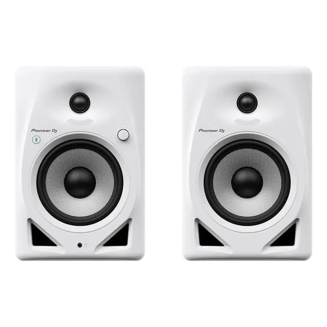 Alt view image 2 of 4 - DM-50D-BT-W 5-inch Desktop Active Monitor Speaker Pair with Bluetooth - White
