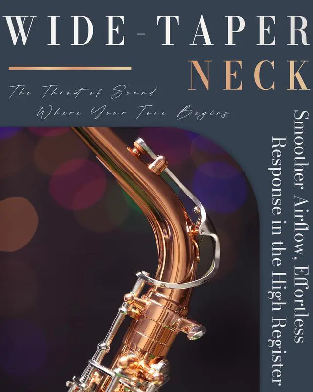 Alt view image 7 of 7 - Handcrafted E-Flat Alto Saxophone: Phosphor-Copper Body with Warm, Rich Tone, Secure Air Seal, Smooth 23-Key System, Includes Reeds, Premium Leather Case and Saxophone Cleaning Kit (CH-FTC)
