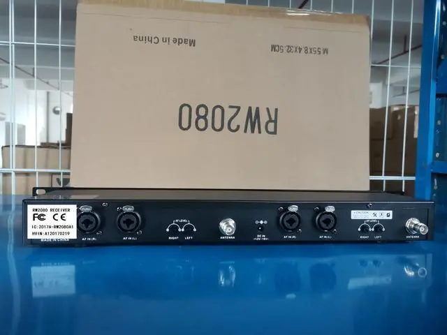 Alt view image 7 of 7 - RW2080 Wireless in Ear Monitor System,5 Bodypacks UHF IEM(572-599Mhz) | Wireless IEM System,2*40 Frequencies,300Ft Range,Mono Dual Channel Stage Monitoring for Musicians,Singers,Band,Studio,Church