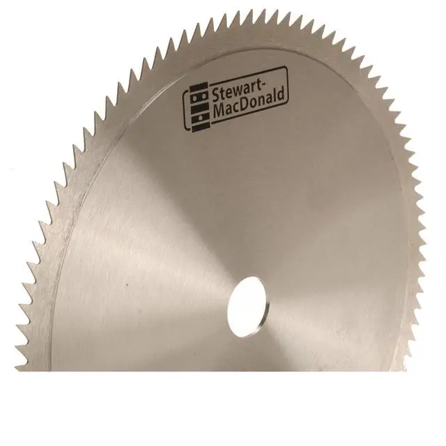 Alt view image 2 of 3 - Fret Slotting Table Saw Blade, 6" Inch High-Precision Steel Blade for Cutting Fret Slots 100-Tooth Hollow-Ground Design Cuts.023" Slots