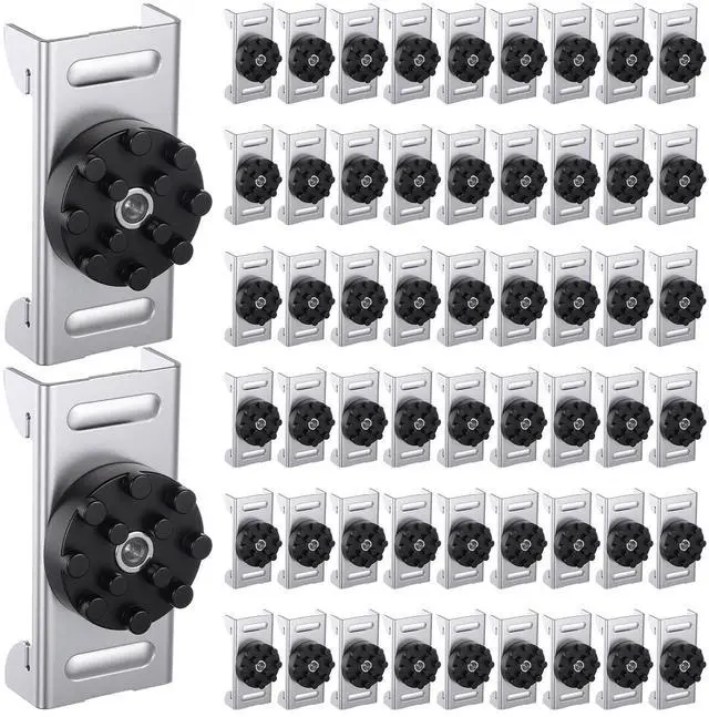 Main image of 100 Pack Soundproofing Sound Isolation Clips Resilient Channel Mounting Clip Reduces Noise from Noisy Neighbors for Apartment Recording Studio Sound Proofing for Walls and Ceilings (Black)