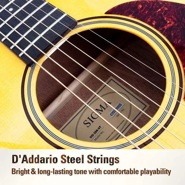 Alt view image 2 of 7 - 40 Acoustic Guitar, OOO, 4/4 Full-Size, with D'Addario EXP16 Strings, Solid Spruce Top, Vintage Tinted Gloss, Mahogany Back & Sides, Right(10A)
