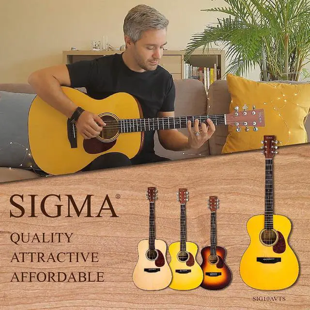 Alt view image 6 of 7 - 40 Acoustic Guitar, OOO, 4/4 Full-Size, with D'Addario EXP16 Strings, Solid Spruce Top, Vintage Tinted Gloss, Mahogany Back & Sides, Right(10A)