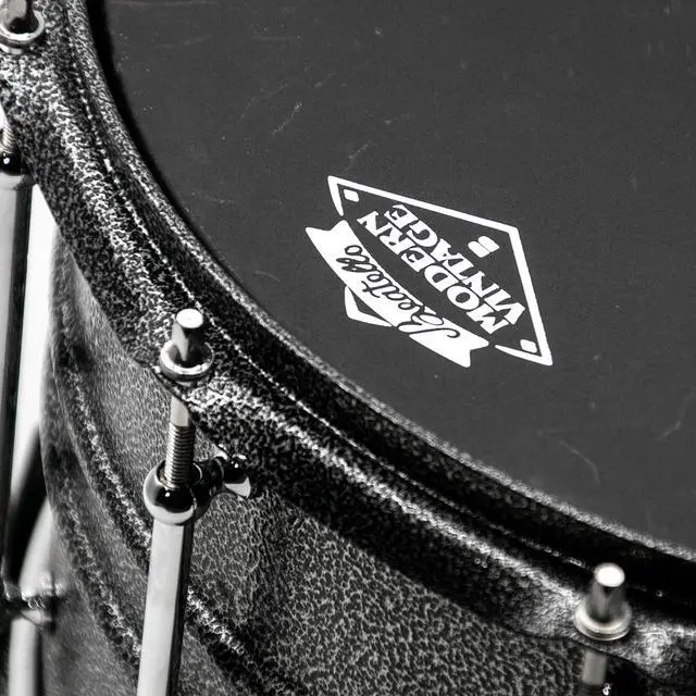 Alt view image 2 of 7 - 14" x 8" Deep Shell Snare Drum, Carbon Steel Snare with 12-Vent Airflow System, Professional Low-Frequency Sonic Cannon for Rock, Metal and Hip-Hop, 12-Point Heavy Duty Lugs (Metallic Silver)