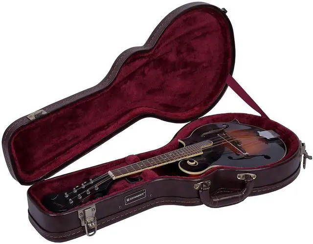 Alt view image 2 of 6 - Hard Shell Case for F-Style Mandolin in Vintage Brown(CRW620MFBR)