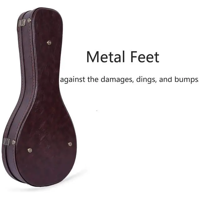 Alt view image 4 of 6 - Hard Shell Case for F-Style Mandolin in Vintage Brown(CRW620MFBR)