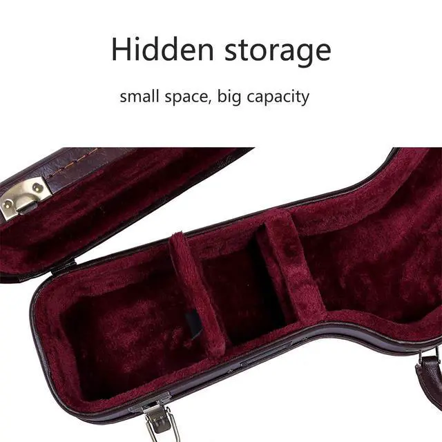 Alt view image 5 of 6 - Hard Shell Case for F-Style Mandolin in Vintage Brown(CRW620MFBR)