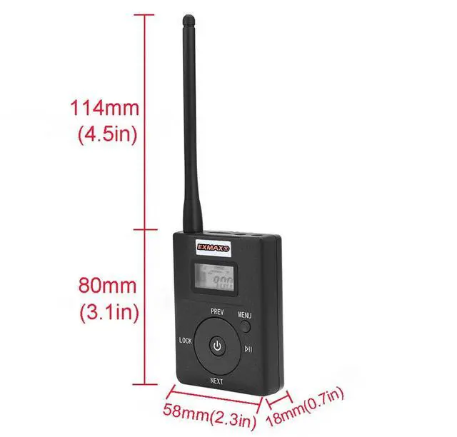 Alt view image 2 of 7 - E108 DSP Stereo Wireless Headsets FM Radio Broadcast System for Tour Guide Teaching Meeting Training Travel Field Interpretation 1 Transmitter & 30 Receivers (White)