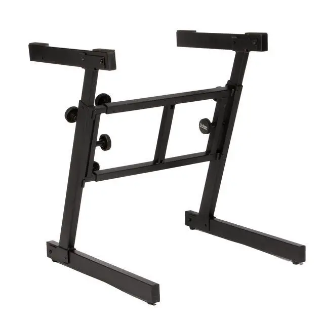 Alt view image 2 of 7 - KS7350 Pro Heavy-Duty Folding-Z Keyboard Stand, Black & M-Audio SP-2 - Universal Sustain Pedal with Piano Style Action For MIDI Keyboards, Digital Pianos & More