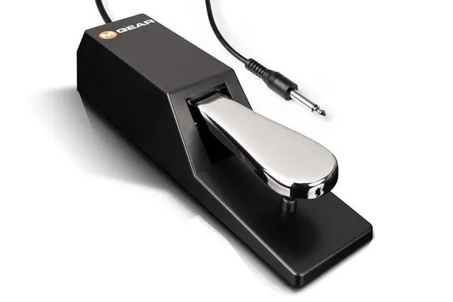 Alt view image 5 of 7 - KS7350 Pro Heavy-Duty Folding-Z Keyboard Stand, Black & M-Audio SP-2 - Universal Sustain Pedal with Piano Style Action For MIDI Keyboards, Digital Pianos & More