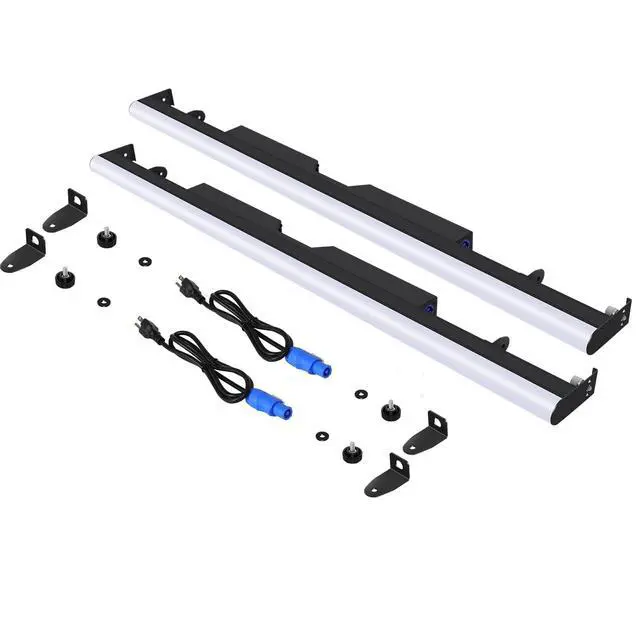 Alt view image 7 of 7 - LED Stage Pixel Light Bar,60W 90 LEDs RGB DMX DJ Stage Wash Light Bar Side with Screw Seamless Stitching Design DMX Lights Strip for Event Stage Club Party Show Wedding Lighting 2Pack
