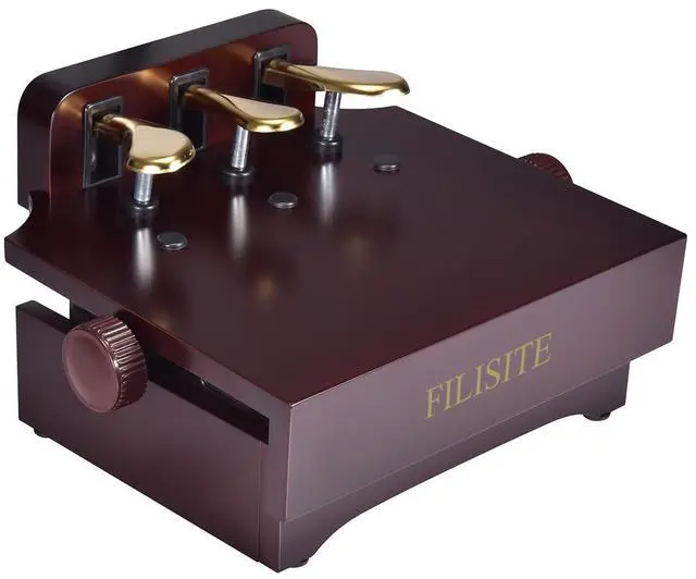 Main image of Piano Pedal Extender for Kids, Solid Wood with 3 Pedals,Brown | Adjustable Piano Foot Pedal Extender,no assembly required,Designed for Beginners,Compatible with most pianos