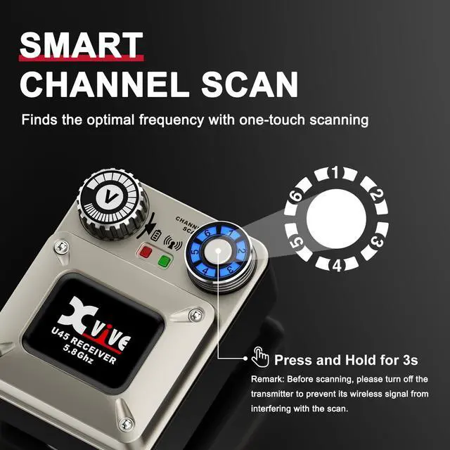 Alt view image 4 of 6 - U45 Wireless in-Ear Monitor System with CU4 Case