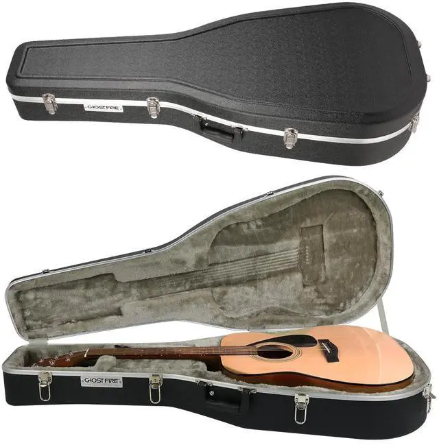 Main image of Acoustic ABS Hard Case for Acoustic, GC-RAG Black | Portable Hard-Shell Case With Lock, Super Thick Case Fit for Acoustic, Soft Velvet Lining Suitable Inner Design