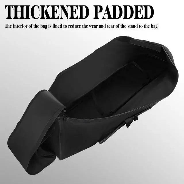 Alt view image 2 of 7 - Extra-Long Drum Hardware Bag, Heavy-Duty Drum Hardware Case for Cymbal Stands, Snare Stands, Pedals & Drum Accessories, Large Capacity Percussion Stand Bag
