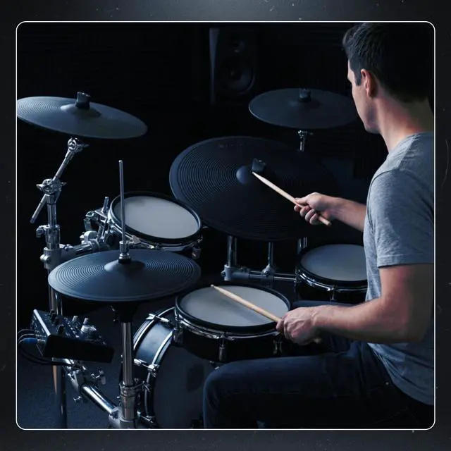 Alt view image 7 of 7 - VH11-Style Hi-Hat Controller Sensor Variable Open/Closed Foot Control for Electronic Drum Modules, Fits Standard Hi-Hat Stands