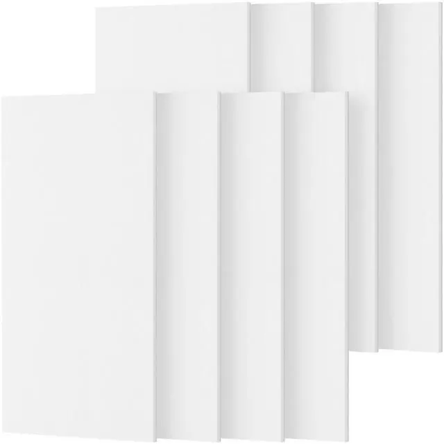 Main image of Large Acoustic Panels Self-Adhesive, 8PCS 44.1" x 21.7" Sound Absorbing Panel, Acoustic Wall Panels for Interior Wall Decor and Recording Studio Acoustical Treatments, Living Room, Office, White