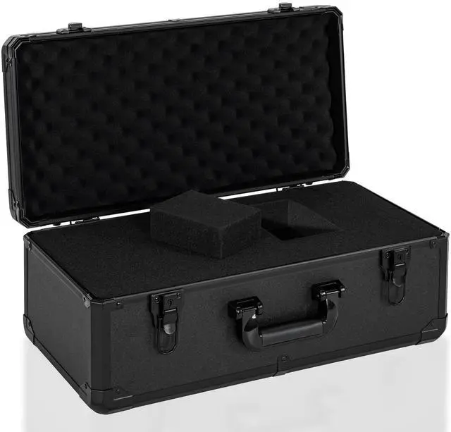 Main image of 20 Inch Carrying Case with Customizable Pre-Diced Foam | Aluminum Case, Aluminum Alloy Sturdy Build, Storage Case for Microphone, Equipment, Camera, Tools, Recorder, etc