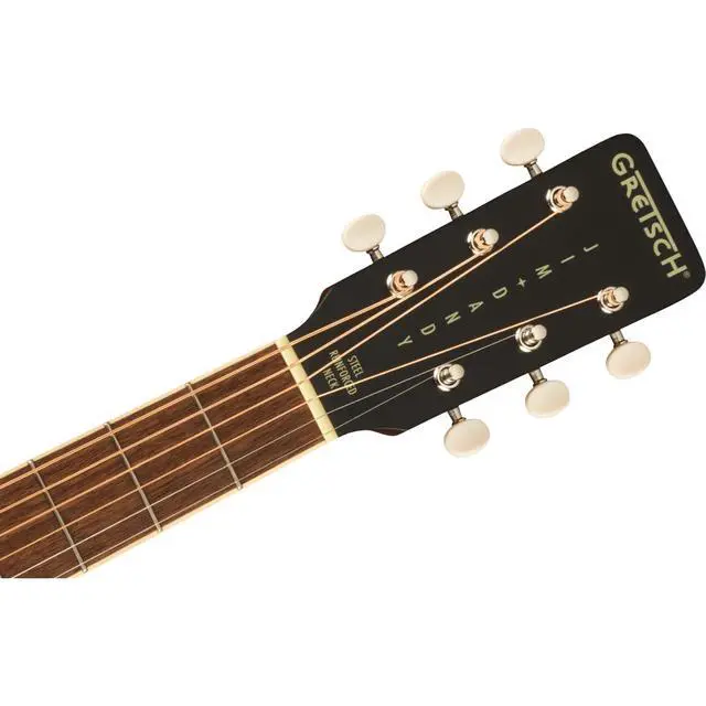 Alt view image 6 of 7 - Jim Dandy Parlor Acoustic Guitar - Frontier Stain