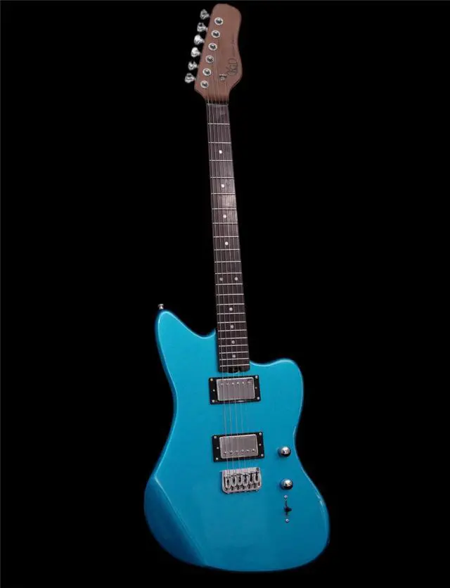 Main image of Jazzmaster Mahogany Solid Body Electric Guitar,Roasted Maple Neck and Rosewood fingerboard,Bone Nut,6-String H-H Guitar,Professional/Full Size/Electric Guitars for Adults