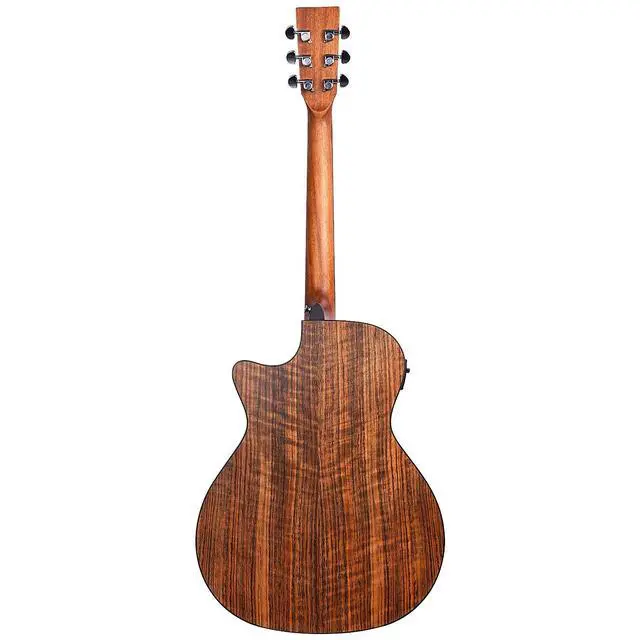 Alt view image 4 of 7 - A06EQ-SC Acoustica 40" Electro Acoustic Guitar | Grand Auditorium Cutaway | AshWood | Built-in Pickup + 2 Band EQ | Includes Bag, Cable, Strap, Picks, Strings, Capo & Learning Course | Natural