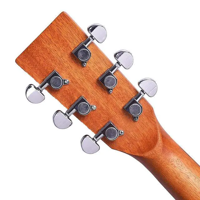 Alt view image 6 of 7 - A06EQ-SC Acoustica 40" Electro Acoustic Guitar | Grand Auditorium Cutaway | AshWood | Built-in Pickup + 2 Band EQ | Includes Bag, Cable, Strap, Picks, Strings, Capo & Learning Course | Natural