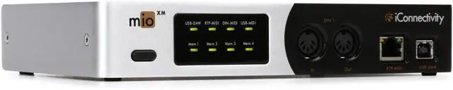Main image of Interface with 4 in x 4 Out 5-pin DIN-MIDI Ports (mioXM)