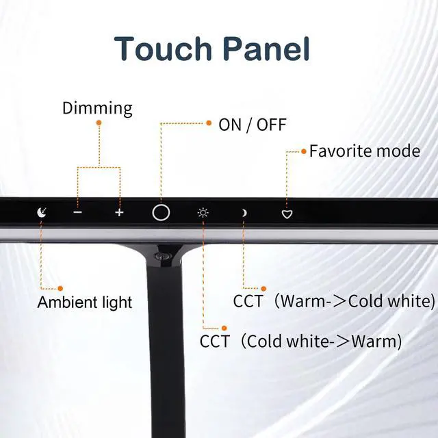 Alt view image 6 of 7 - Piano Light for Digital Piano and Grand Piano, Professional Led Clip lamp with Ambient Light, Favorite Mode,Piano Lamps for Sheet Music, Eye-Care 5 Levels Color Temperatures 5 Levels Dimming