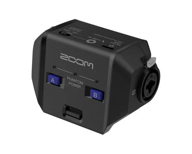 Alt view image 4 of 6 - EXH-6e Dual XLR/TRS Input Capsule for H5 studio, H6essential, & H6studio with 2 XLR/TRS Inputs, Phantom Power, 3.5mm Input & 32-Bit Float Support