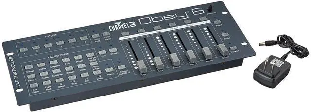 Main image of Obey 6 Universal DMX-512 Compact Stage Light Controller