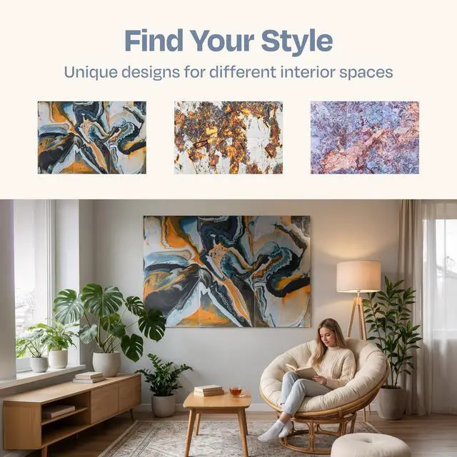 Alt view image 7 of 7 - XL Acoustic Wall Panels 6-Pack Decorative Acoustic Panels High Density Sound Absorbing Wall Art 70.86X47.24 Inches with Self-adhesive for Studio Home and Office - Echo Dunes