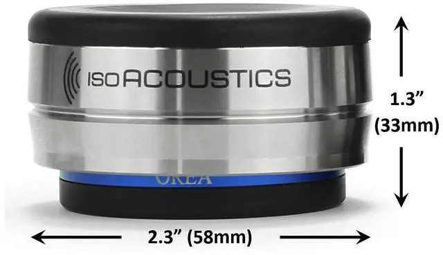 Alt view image 4 of 6 - Orea Series Audio Equipment Isolators (Indigo - 16 lbs Max/pc)
