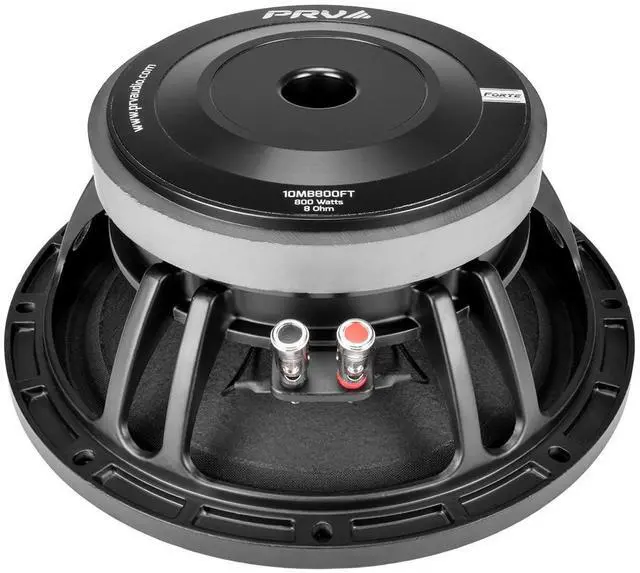 Alt view image 6 of 7 - 10 inch Midbass Speaker 10MB800FT, 800 Watts, 8 Ohm, 2.5 in Voice Coil, Pro Audio Mid Bass Loudspeaker (Single)