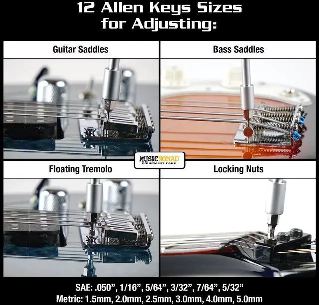 Alt view image 4 of 6 - Premium 26 PC. Guitar Tech Screwdriver & Wrench Set MN229