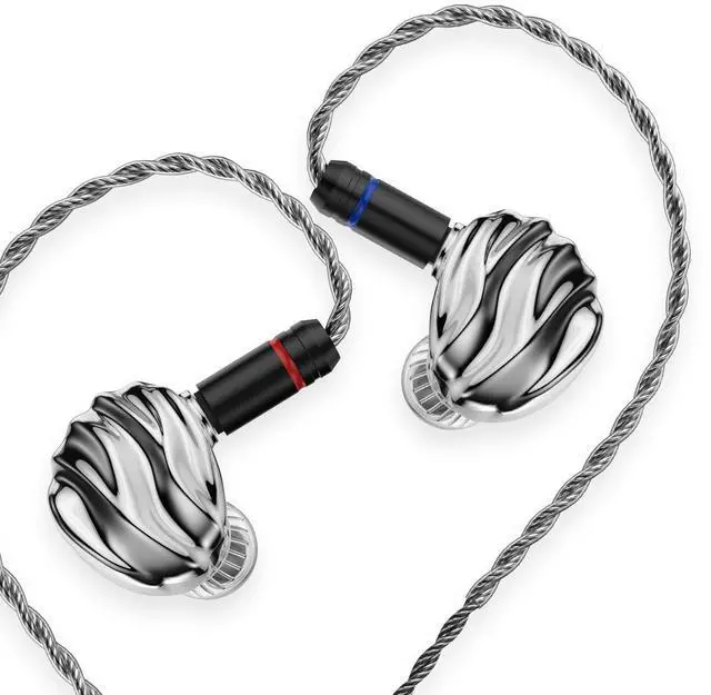 Main image of TRN Shell 3DD+1 Planar Hybrid in Ear Monitor, HiFi IEM Earbuds | 3 Tuning Nozzle Pairs, Silver-Plated IEM Cable, 3.5mm and 4.4mm Plugs, Balanced Sound, for Musicians and Audiophiles