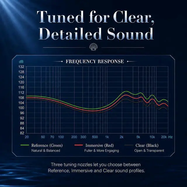 Alt view image 5 of 7 - TRN Shell 3DD+1 Planar Hybrid in Ear Monitor, HiFi IEM Earbuds | 3 Tuning Nozzle Pairs, Silver-Plated IEM Cable, 3.5mm and 4.4mm Plugs, Balanced Sound, for Musicians and Audiophiles